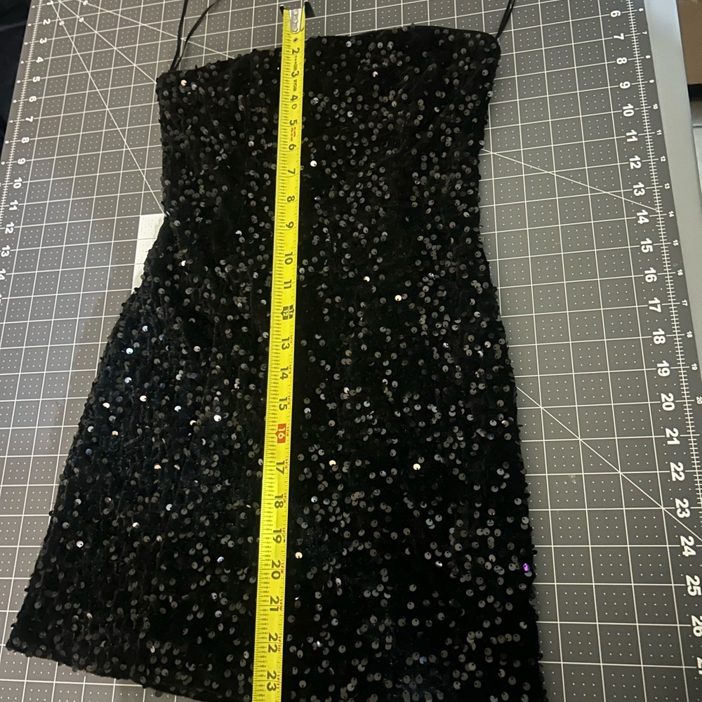 Fashion Nova Black Sequin Dress